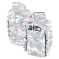 Tocy S.Seahawks Arctic Camo Limited Salute to Service Pullover Hoodies Game Blank Player Stitched Jerseys