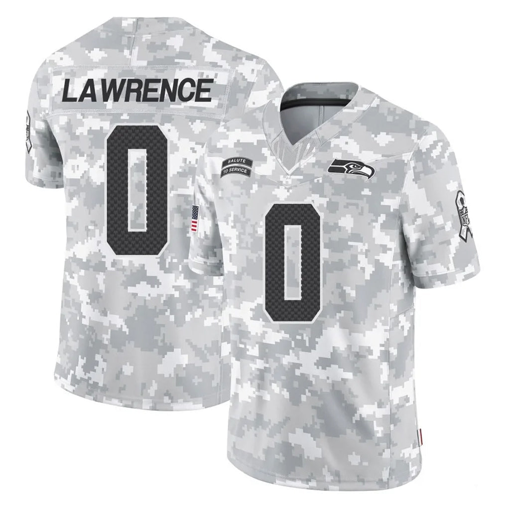 Tocy S.Seahawks #0 DeMarcus Lawrence Player Arctic Camo Limited Salute To Service Home Game Stitched Jerseys