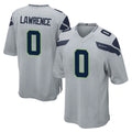 Tocy S.Seahawks #0 DeMarcus Lawrence Player Gray Home Game Stitched Jerseys