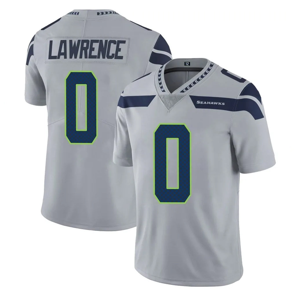 Tocy S.Seahawks #0 DeMarcus Lawrence Player Gray Limited Vapor Untouchable Home Game Stitched Jerseys