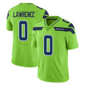 Tocy S.Seahawks #0 DeMarcus Lawrence Player Green Limited Color Rush Home Game Stitched Jerseys
