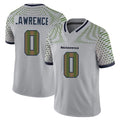 Tocy S.Seahawks #0 DeMarcus Lawrence Player Grey Limited 2025 Rivalries Collection Home Game Stitched Jerseys