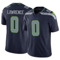 Tocy S.Seahawks #0 DeMarcus Lawrence Player Navy Limited Vapor F.U.S.E. Home Game Stitched Jerseys