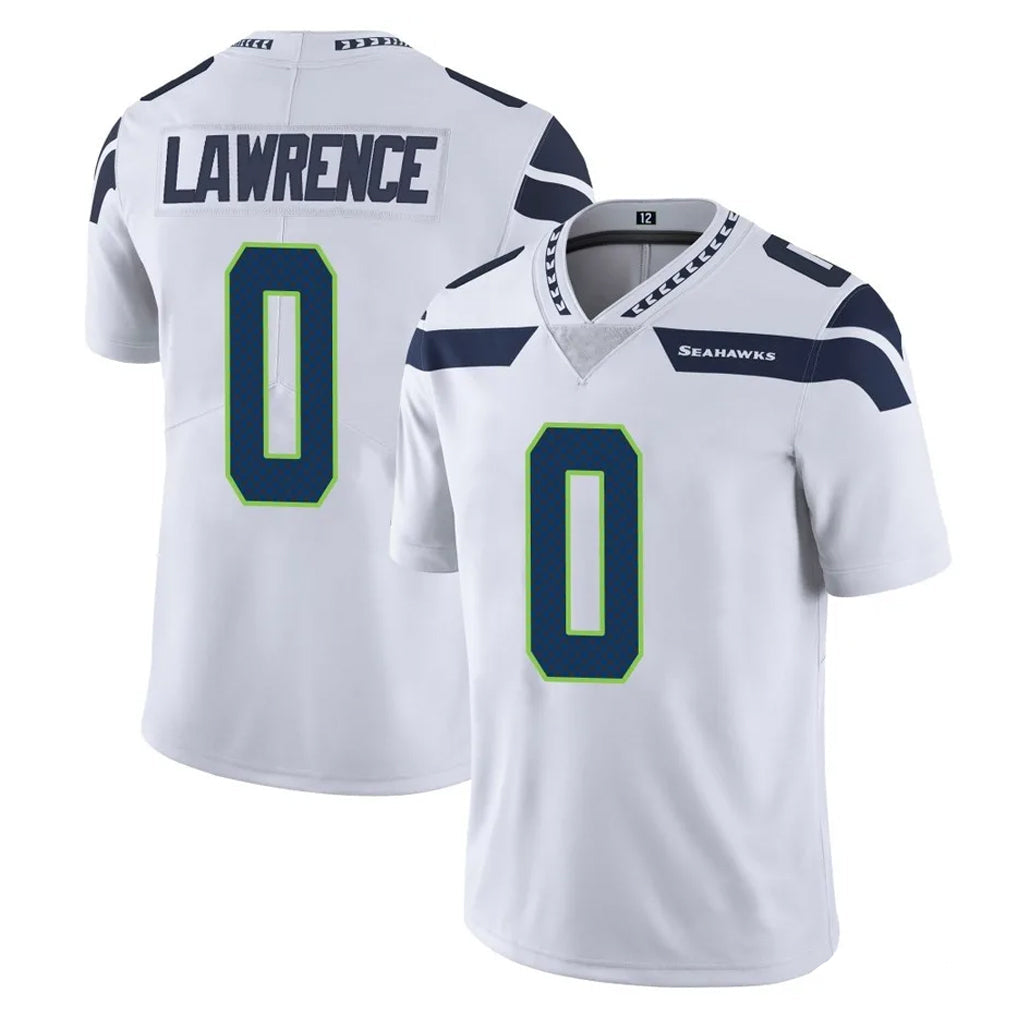 Tocy S.Seahawks #0 DeMarcus Lawrence Player White Limited Vapor Untouchable Home Game Stitched Jerseys