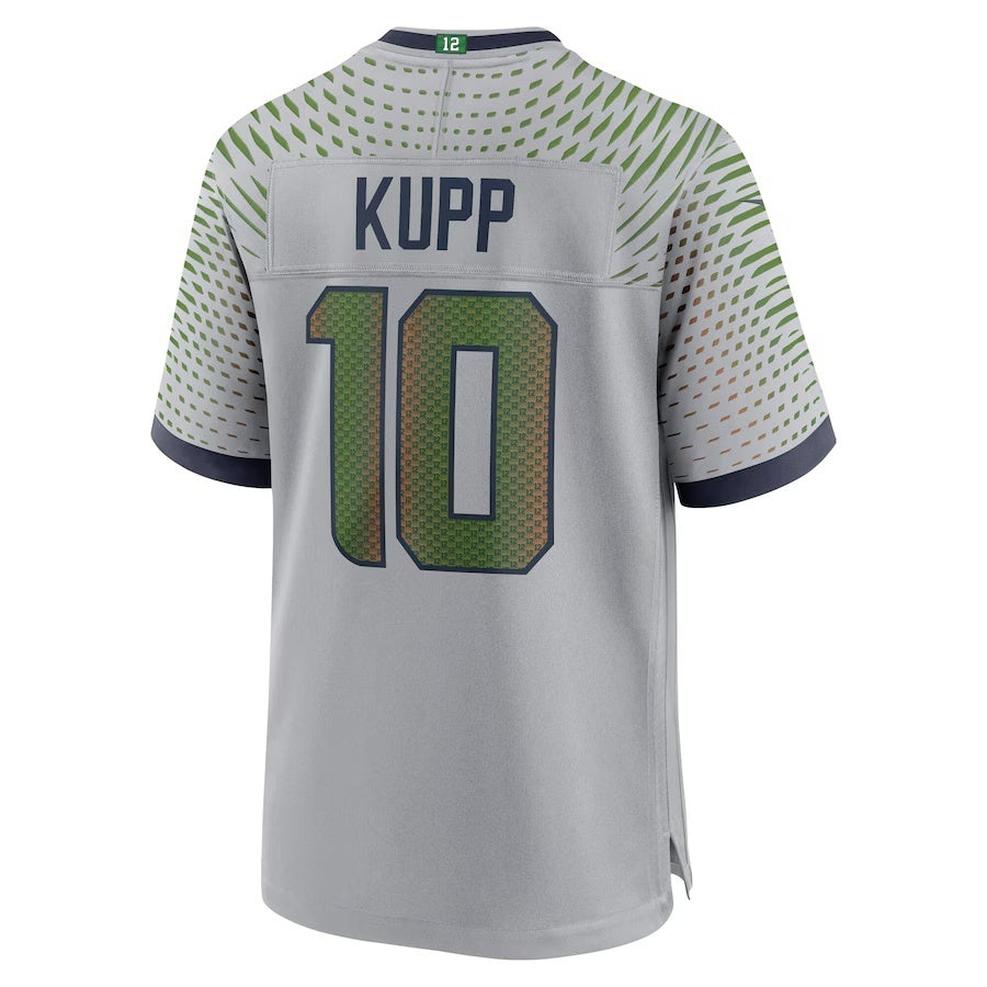 tocy S.Seahawks #10 Cooper Kupp 2025 Rivalries Collection Game Wolf Gray Stitched Jerseys