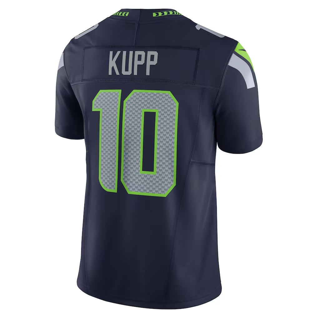 tocy S.Seahawks #10 Cooper Kupp College Navy Team Vapor F.U.S.E. Limited Stitched Jerseys