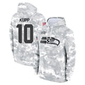Tocy S.Seahawks #10 Cooper Kupp Player Arctic Camo Limited Salute to Service Pullover Hoodies Game Stitched Jerseys