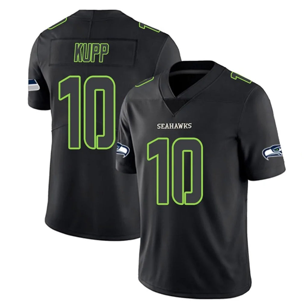 Tocy S.Seahawks #10 Cooper Kupp Player Black Impact Limited Home Game Stitched Jerseys