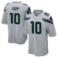 Tocy S.Seahawks #10 Cooper Kupp Player Gray Home Game Stitched Jerseys