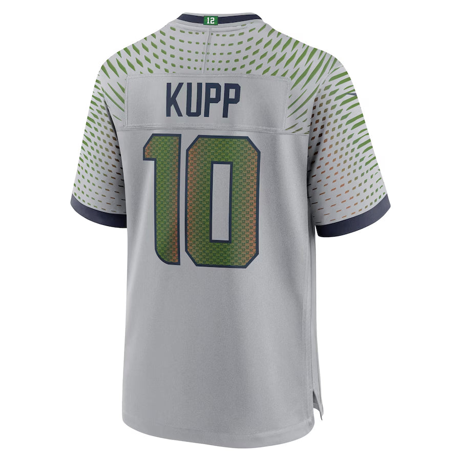 tocy S.Seahawks #10 Cooper Kupp Player Gray Rivalries Collection Game Stitched Jerseys