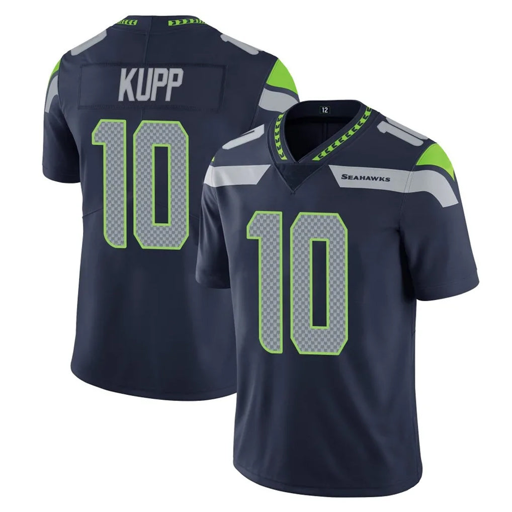 Tocy S.Seahawks #10 Cooper Kupp Player Navy Limited Vapor Untouchable Home Game Stitched Jerseys