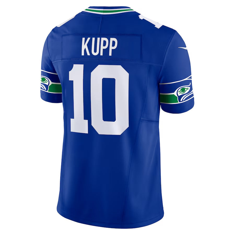 tocy S.Seahawks #10 Cooper Kupp Player Royal Vapor F.U.S.E. Limited Stitched Jerseys