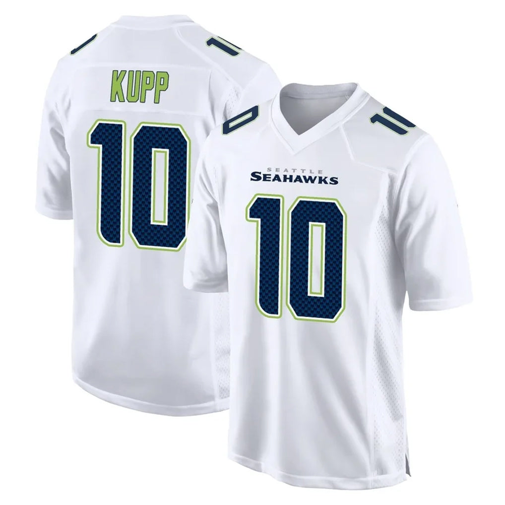 Tocy S.Seahawks #10 Cooper Kupp Player White Tundra Fashion Home Game Stitched Jerseys