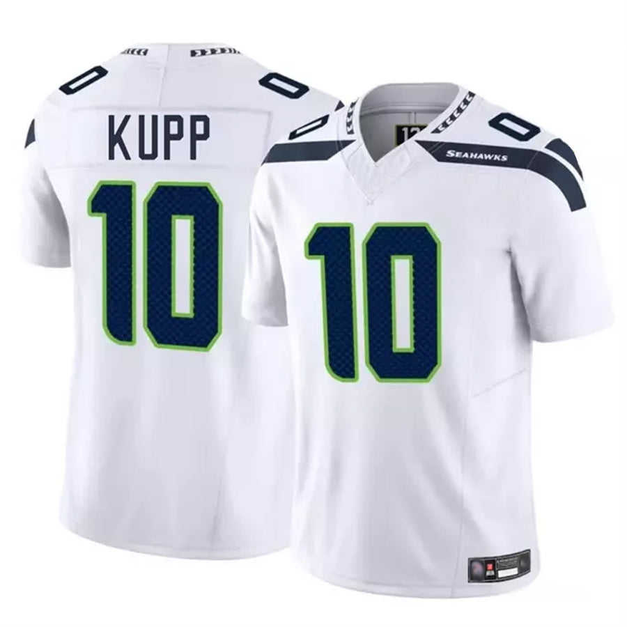tocy S.Seahawks #10 Cooper Kupp Player White Vapor F.U.S.E. Limited Stitched Jerseys