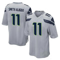 Tocy S.Seahawks #11 Jaxon Smith-Njigba Player Gray Home Game Stitched Jerseys