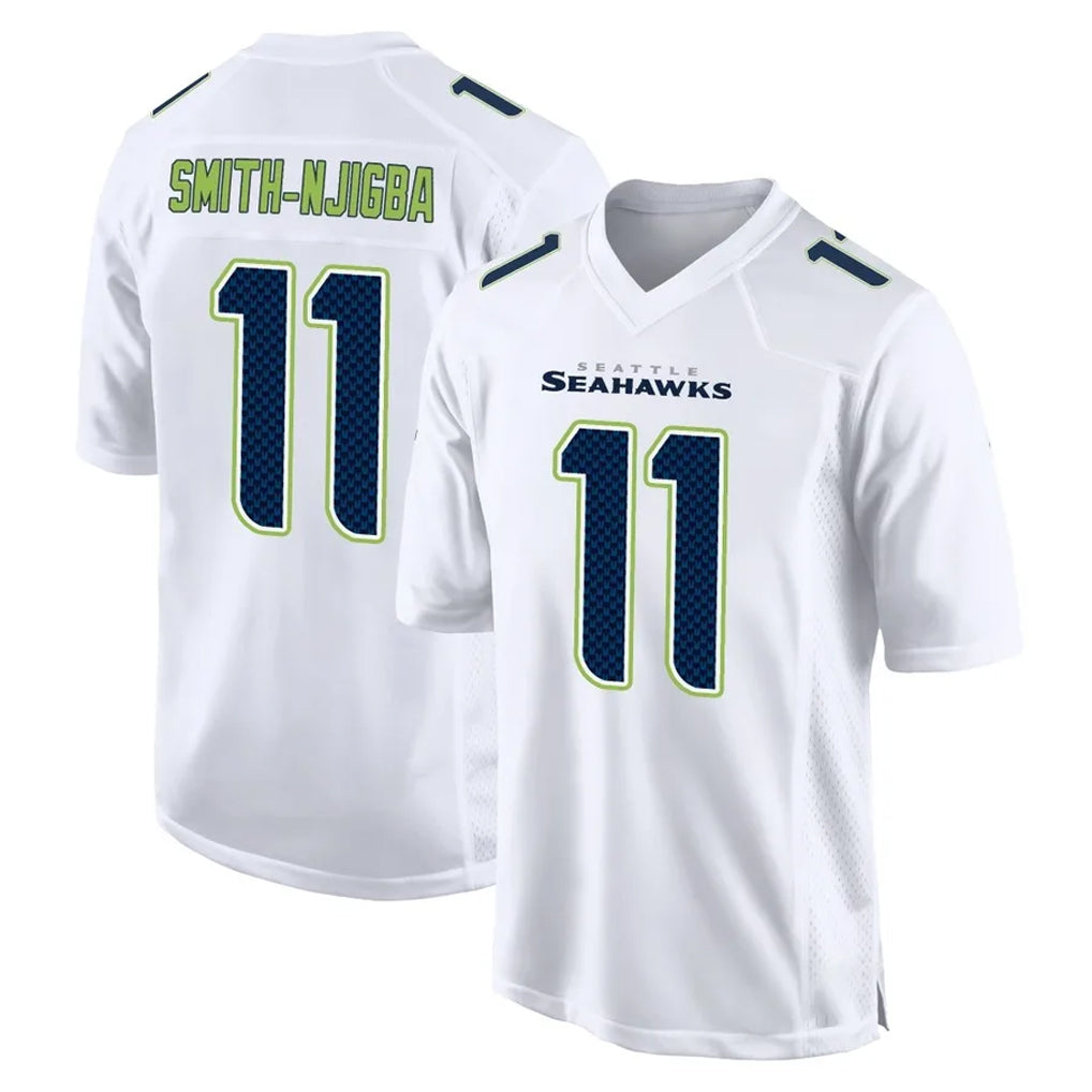 Tocy S.Seahawks #11 Jaxon Smith-Njigba Player White Tundra Fashion Home Game Stitched Jerseys