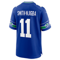 tocy S.Seahawks #11 Jaxon Smith-Njigba Royal Throwback Player Game Jersey American Stitched Jerseys