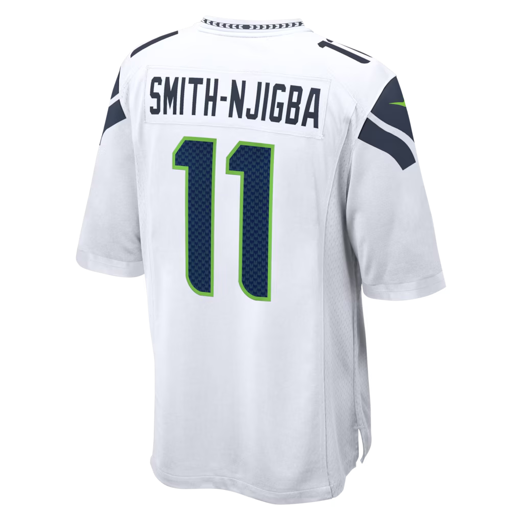 tocy S.Seahawks #11 Jaxon Smith-Njigba White Game Stitched Jerseys