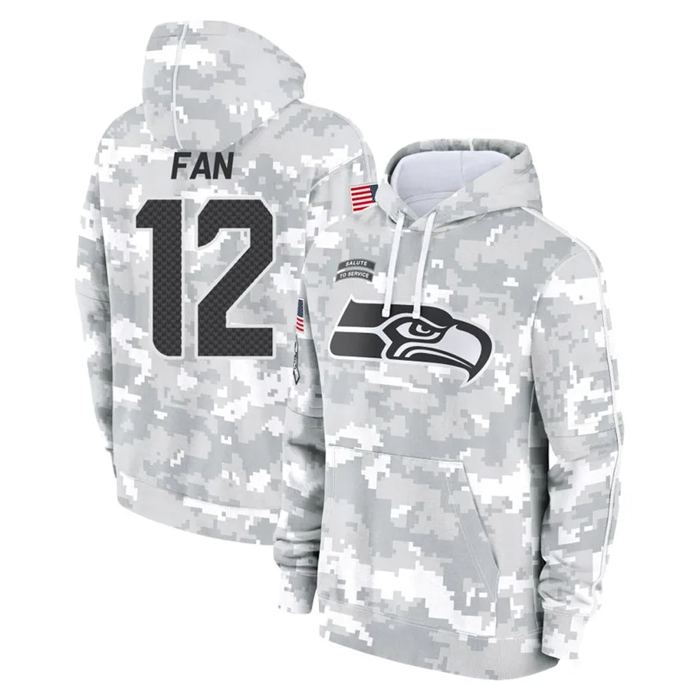 Tocy S.Seahawks #12 12th Fan Player Arctic Camo Limited Salute to Service Pullover Hoodies Game Stitched Jerseys