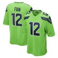 Tocy S.Seahawks #12 12th Fan Player Green Home Game Stitched Jerseys
