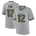 Tocy S.Seahawks #12 12th Fan Player Grey 2025 Rivalries Collection Home Game Stitched Jerseys