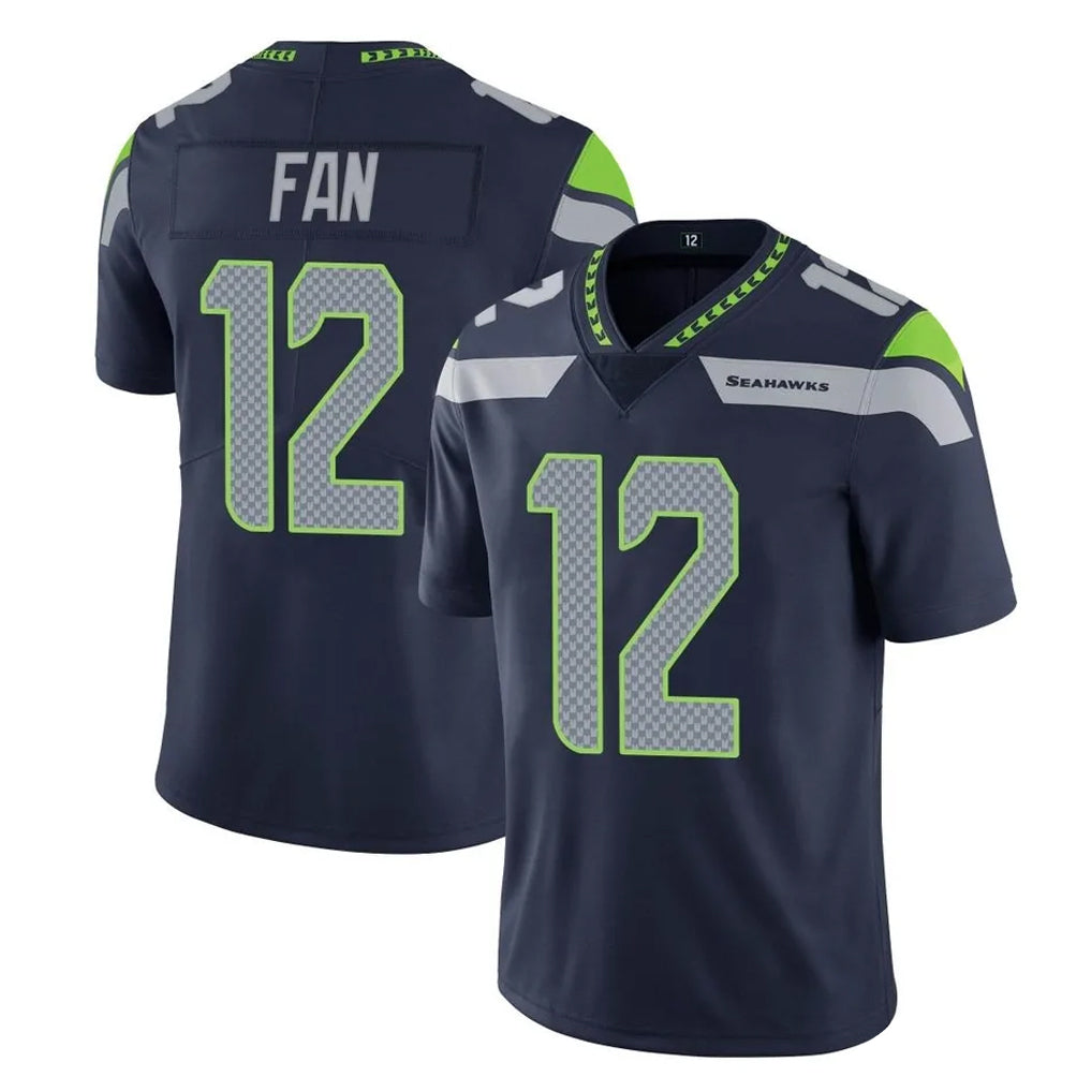 Tocy S.Seahawks #12 12th Fan Player Navy Limited Vapor Untouchable Home Game Stitched Jerseys