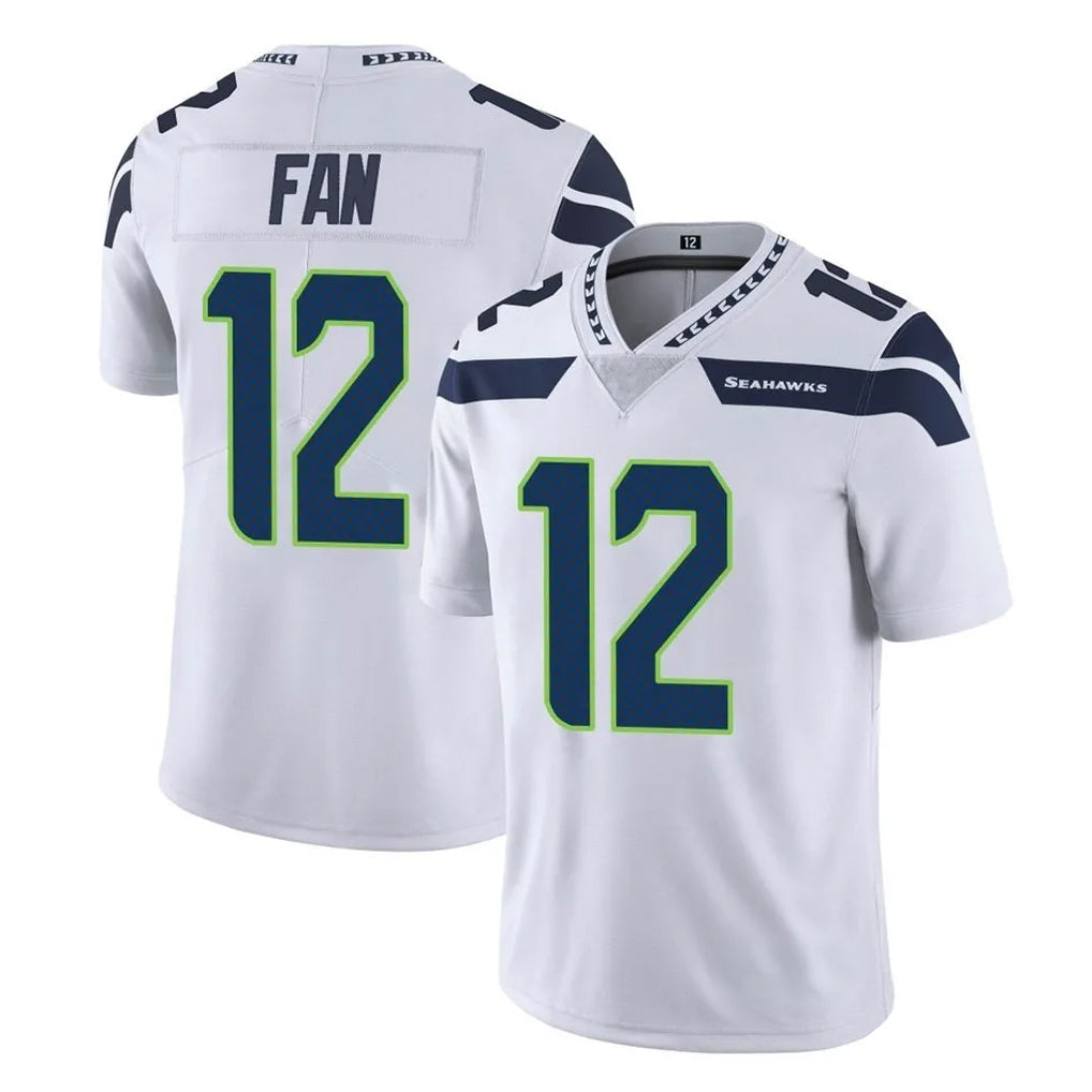 Tocy S.Seahawks #12 12th Fan Player White Limited Vapor Untouchable Home Game Stitched Jerseys