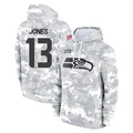 Tocy S.Seahawks #13 Ernest Jones IV Player Arctic Camo Limited Salute to Service Pullover Hoodies Game Stitched Jerseys