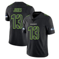 Tocy S.Seahawks #13 Ernest Jones IV Player Black Impact Limited Home Game Stitched Jerseys