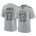 Tocy S.Seahawks #13 Ernest Jones IV Player Gray Atmosphere Fashion Home Game Stitched Jerseys