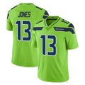 Tocy S.Seahawks #13 Ernest Jones IV Player Green Limited Color Rush Home Game Stitched Jerseys