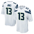 Tocy S.Seahawks #13 Ernest Jones IV Player White Home Game Stitched Jerseys
