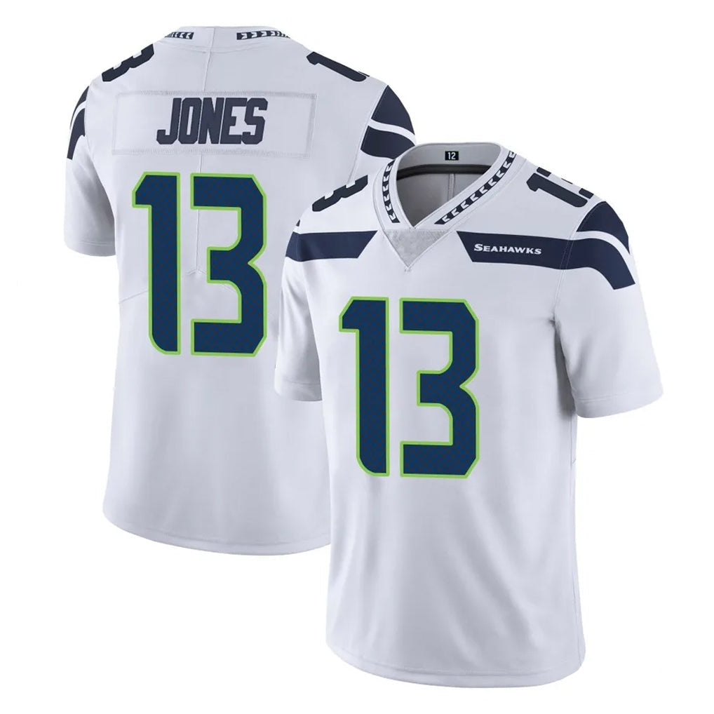 Tocy S.Seahawks #13 Ernest Jones IV Player White Limited Vapor Untouchable Home Game Stitched Jerseys