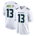 Tocy S.Seahawks #13 Ernest Jones IV Player White Tundra Fashion Home Game Stitched Jerseys