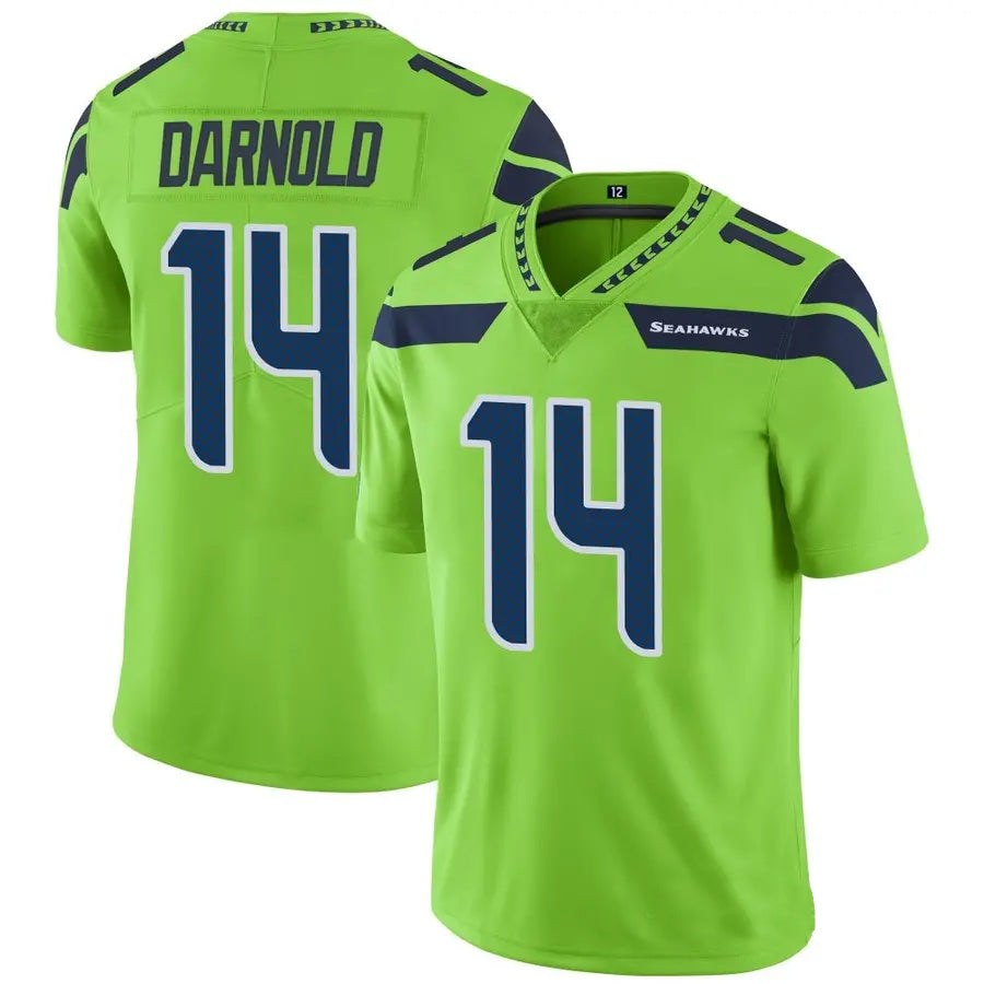 tocy S.Seahawks #14 Sam Darnold Player Green Vapor Limited Football Jerseys