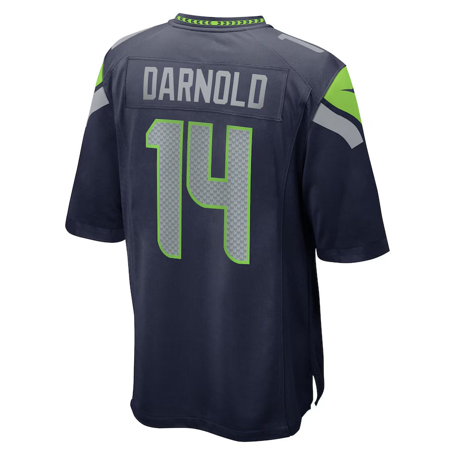tocy S.Seahawks #14 Sam Darnold Player Navy Home Game Football Jerseys