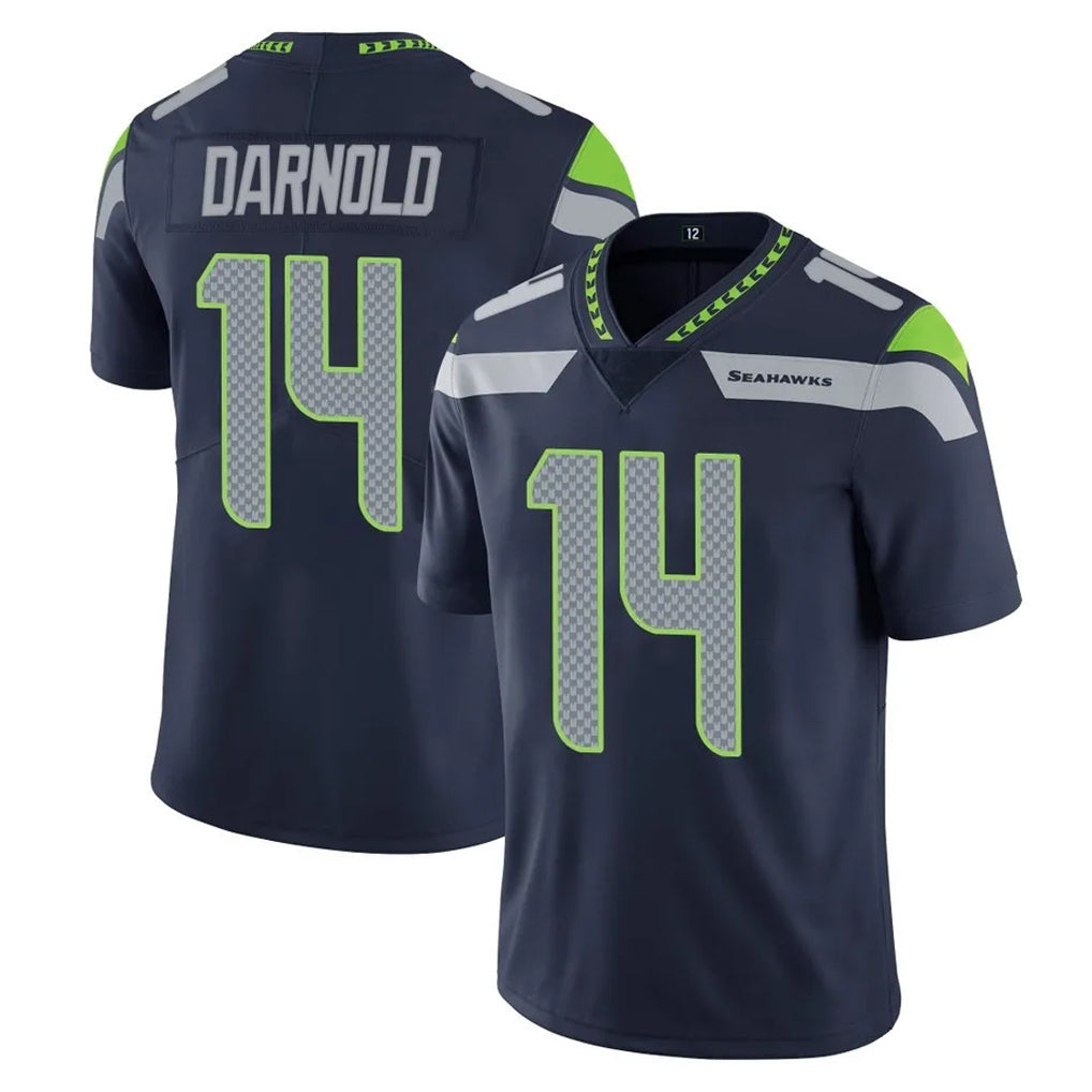 Tocy S.Seahawks #14 Sam Darnold Player Navy Limited Vapor Untouchable Home Game Stitched Jerseys
