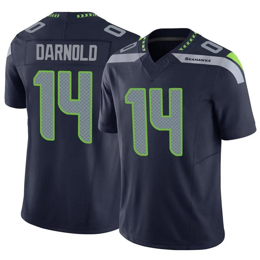 tocy S.Seahawks #14 Sam Darnold Player Navy Vapor F.U.S.E. Limited Football Jerseys