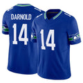 Tocy S.Seahawks #14 Sam Darnold Player Royal Limited Throwback Vapor F.U.S.E. Home Game Stitched Jerseys