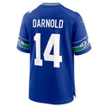 tocy S.Seahawks #14 Sam Darnold Royal Alternate 2 50th Season Game Stitched Jerseys