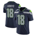 Tocy S.Seahawks #18 Elijah Arroyo Player Navy Limited Vapor Untouchable Home Game Stitched Jerseys