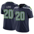 Tocy S.Seahawks #20 Julian Love Player Navy Limited Vapor F.U.S.E. Home Game Stitched Jerseys