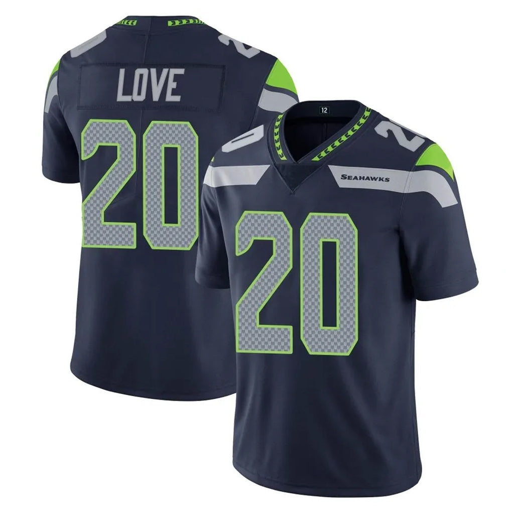 Tocy S.Seahawks #20 Julian Love Player Navy Limited Vapor Untouchable Home Game Stitched Jerseys