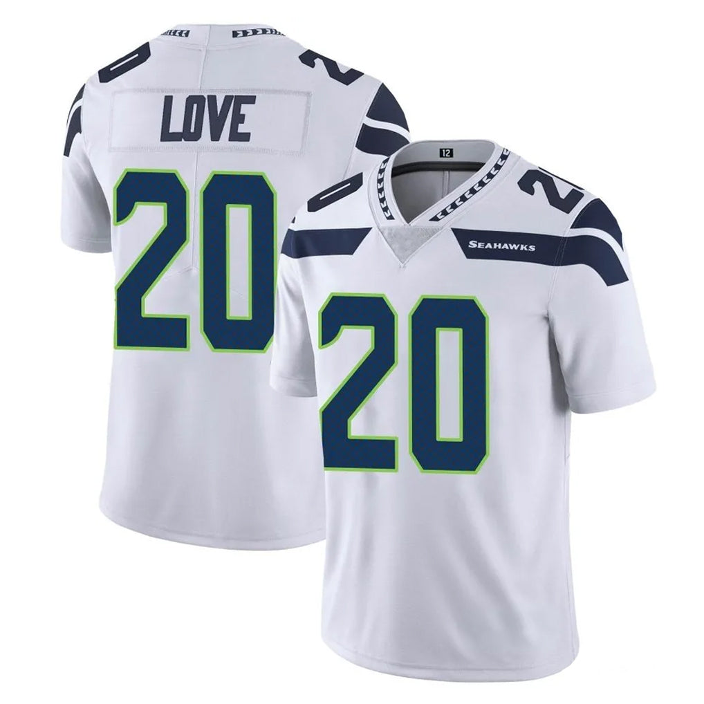 Tocy S.Seahawks #20 Julian Love Player White Limited Vapor Untouchable Home Game Stitched Jerseys