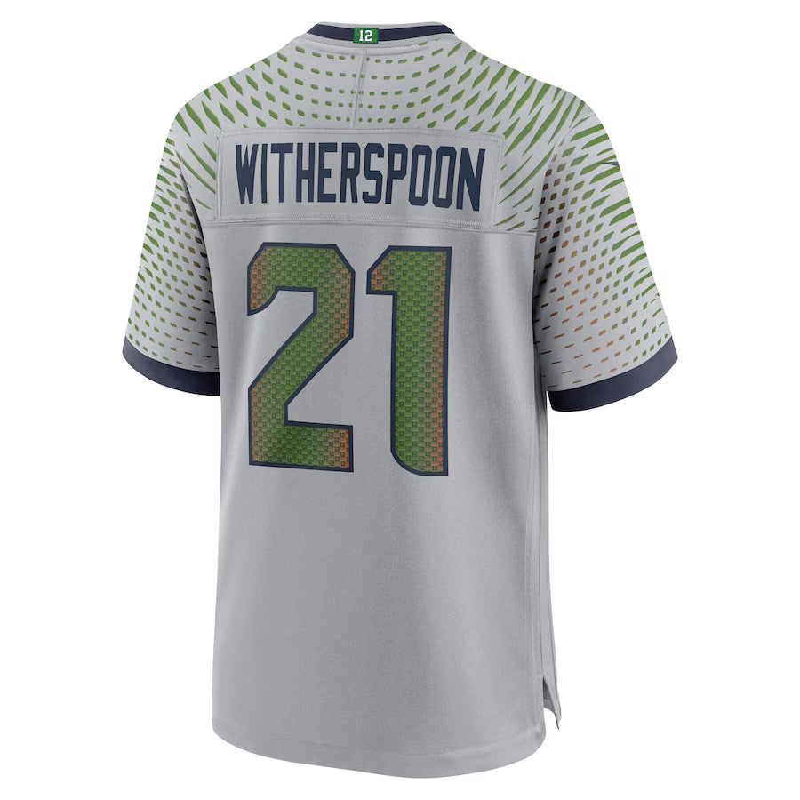 tocy S.Seahawks #21 Devon Witherspoon Player Gray Rivalries Collection Game Stitched Jerseys