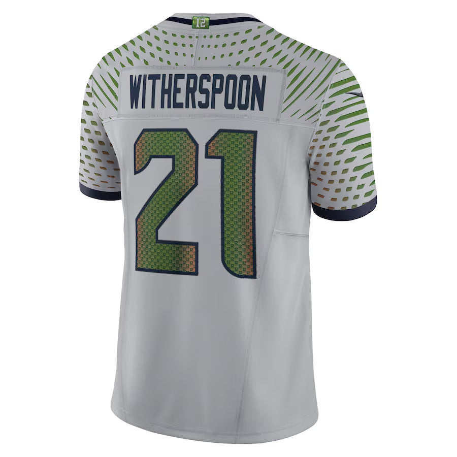 tocy S.Seahawks #21 Devon Witherspoon Player Gray Rivalries Collection Limited Stitched Jerseys