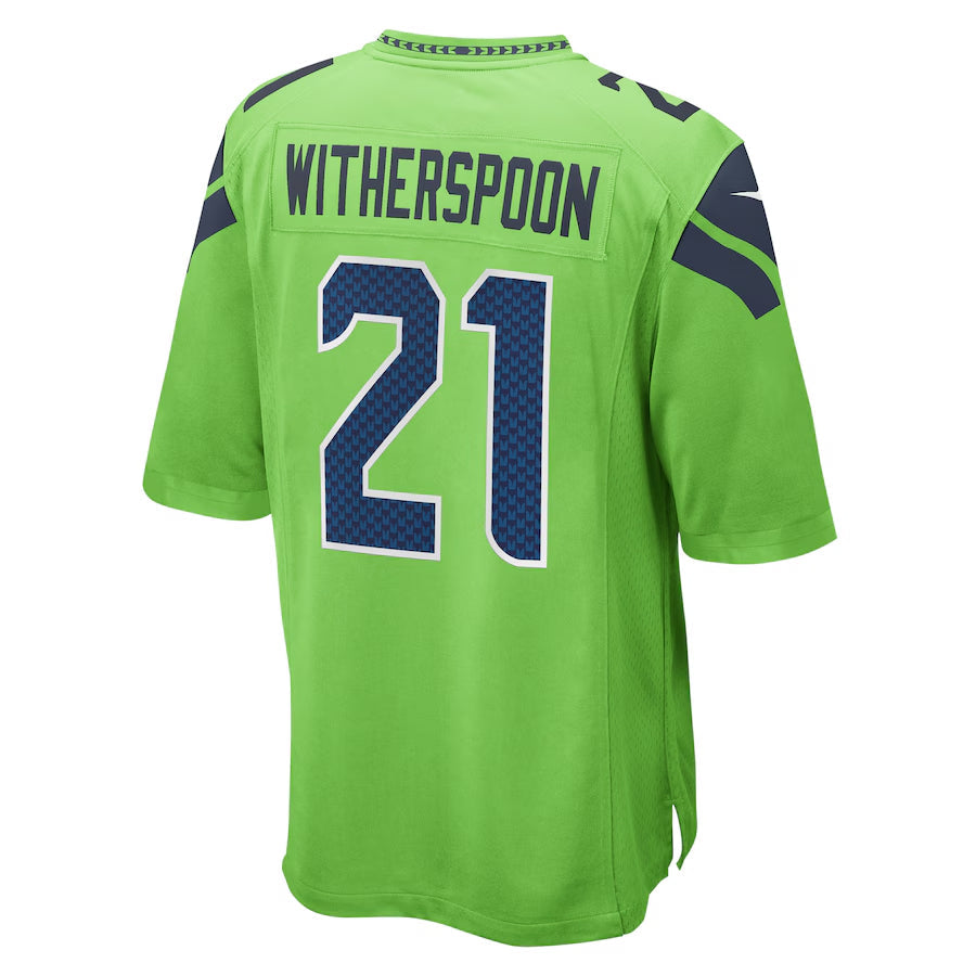 tocy S.Seahawks #21 Devon Witherspoon Player Green Home Game Stitched Jerseys