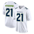 Tocy S.Seahawks #21 Devon Witherspoon Player White Tundra Fashion Home Game Stitched Jerseys