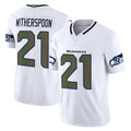 Tocy S.Seahawks #21 Devon Witherspoon Whitel Rivalries Vapor Limited Home Game Stitched Jerseys