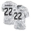 Tocy S.Seahawks #22 Rashid Shaheed Player Arctic Camo Limited Salute To Service Home Game Stitched Jerseys